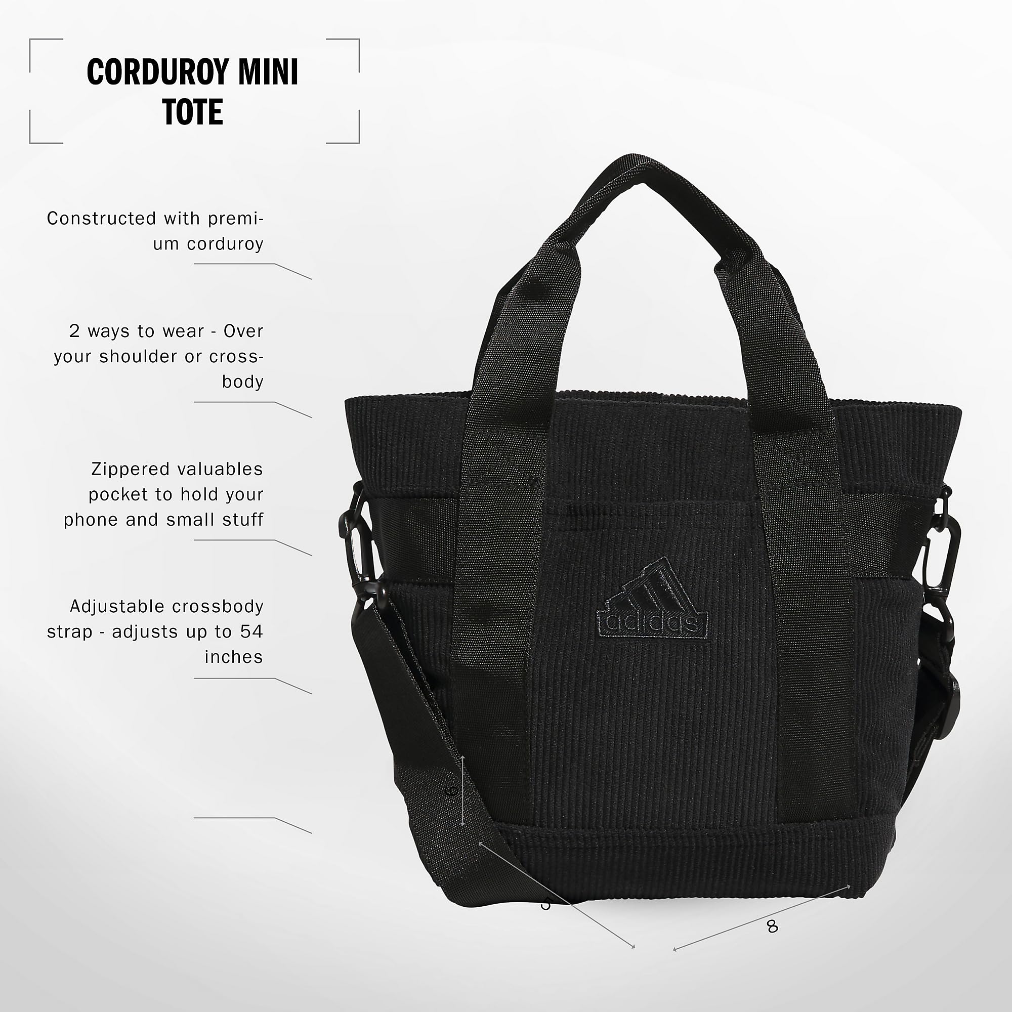 Bolsa Adidas Mini Tote Small Compact Durable Travel 5l - Carrefour