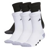 Meias Adidas Athletic Cushioned Crew Para Crianças (6 Pares)