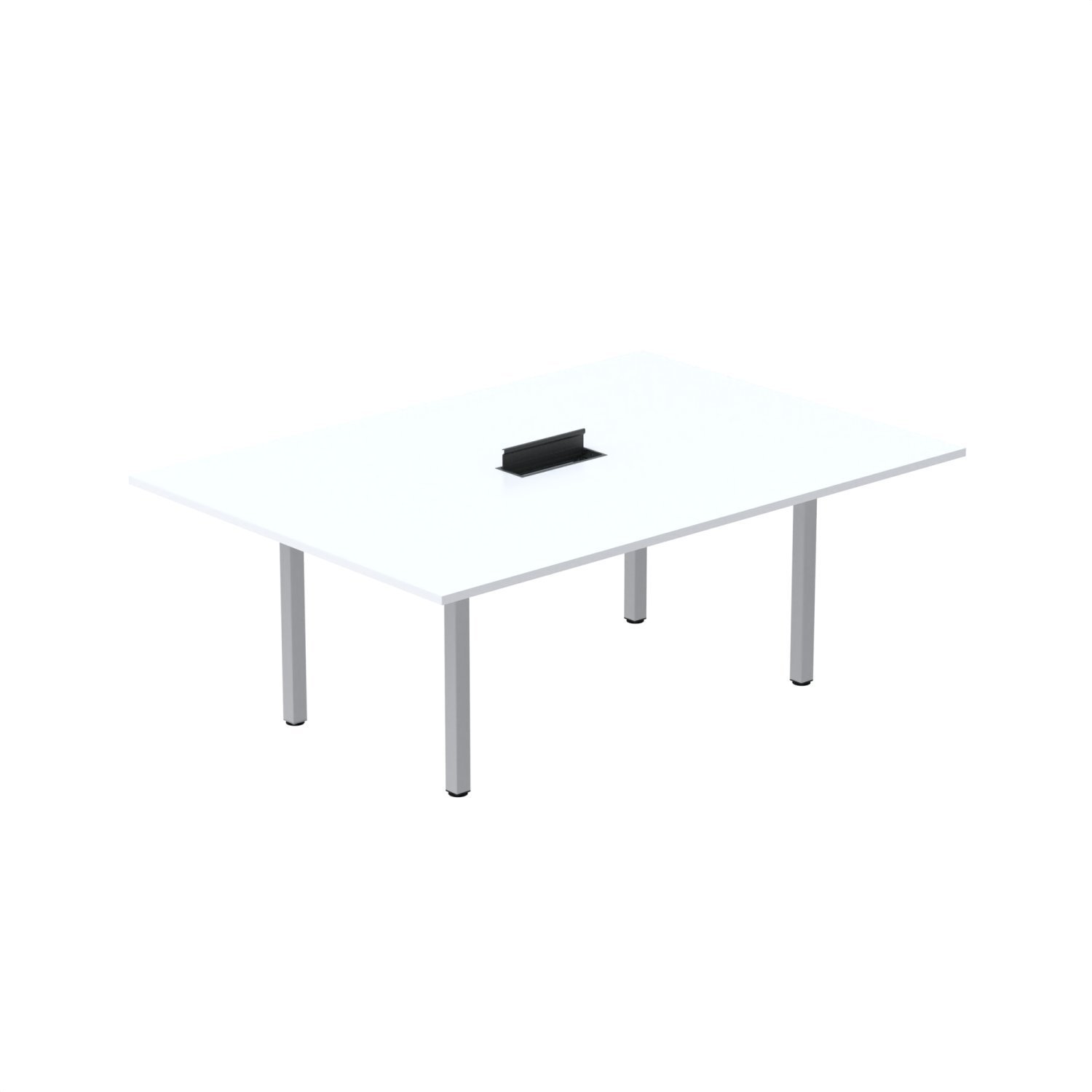 Mesa Reunião 200cm X140cm Mrcpb2014 Branco/cinza