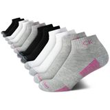 Meias Calvin Klein Femininas, Pacote Quarter 12, Tamanho 4-10