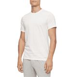 Camiseta Calvin Klein 100% Algodão Para Homens, Pacote 5 - Branca - S