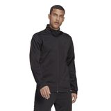 Jaqueta Esportiva Adidas Warm-up Tricot De 3 Listras Para Homens Preta M