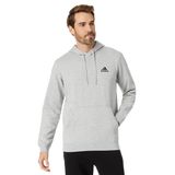 Moletom Com Capuz Adidas Essentials Fleece Para Homens Cinza Médio Xxl