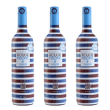 Kit Com 3 Vinhos Tintos Francês Rouge Piscine 750ml