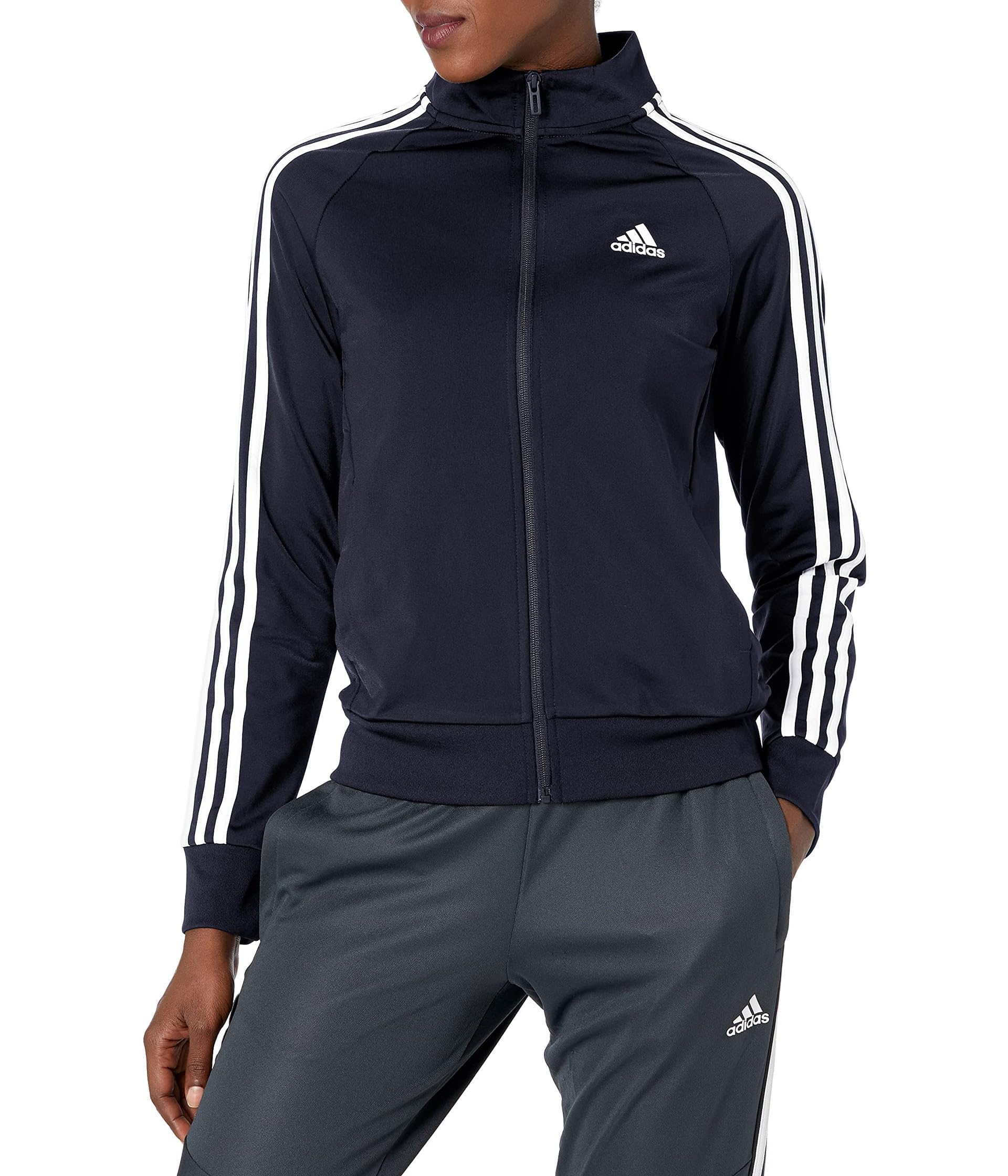 Track Top Adidas Women's Plus Size Essentials Warm-up 2x