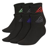Meias Adidas Superlite Classic Quarter Para Crianças (6 Pares)