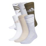 Meias Adidas Athletic Cushioned Mixed Crew, 6 Pares Para Homens