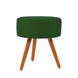 Puff Decoratico Sala Suede Redondo Ofertabalaqui Decor Cor:verde