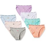 Calcinhas De Biquíni Calvin Klein Para Meninas, Pacote Com 7 Unidades, Tamanho L