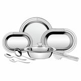 Kit Para Servir Tramontina Ciclo Em Aço Inox 8 Peças