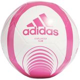 Bola De Futebol Adidas Starlancer Club Unissex Branca/rosa Choque