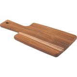Fsc Tábua Retangular Tramontina Kitchen Em Madeira Teca Com Cabo 30x15 Cm Tramontina