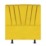 Cabeceira Estofada Cama Box Solteiro 100 Cm Malu Suede