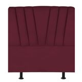 Cabeceira Estofada Cama Box Solteiro 90 Cm Malu Suede