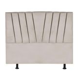 Cabeceira Estofada Cama Casal Queen Size 160 Cm Malu Veludo