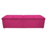 Calçadeira Munique 195 Cm King Size Suede Pink