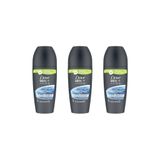 Desodorante Dove Rollon Comfort Cuidado Total 50ml - Kit 3un