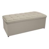 Calçadeira Copenhague 160 Cm Queen Size Corano Bege