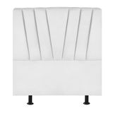 Cabeceira Estofada Cama Box Solteiro 100 Cm Malu Suede