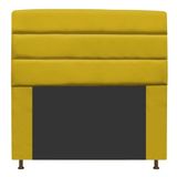 Cabeceira Turim 195 Cm King Size Suede Amarelo