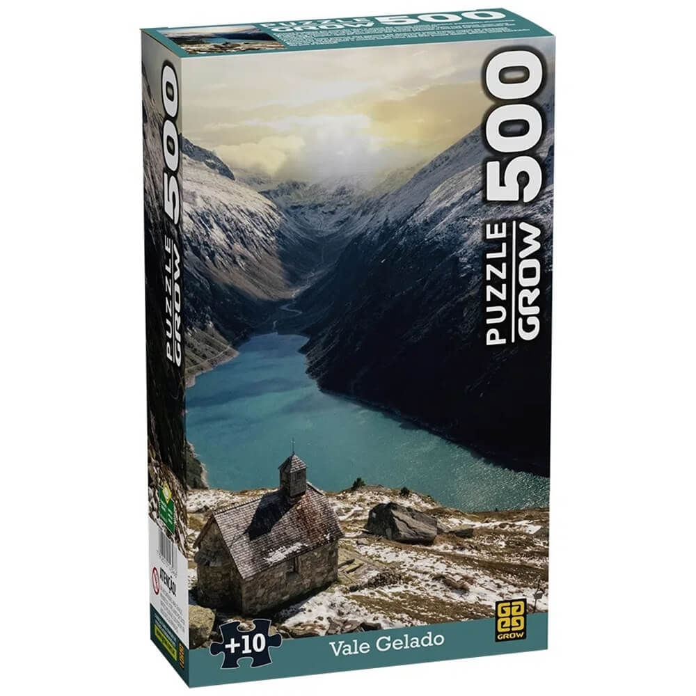 Quebra Cabeca Vale Gelado 500 Pecas Grow