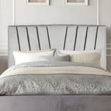 Cabeceira Casal Queen Size Cama Estofada 160 Cm Emma Linho