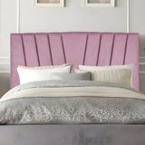 Cabeceira Solteiro Cama Box Estofada 100 Cm Emma Suede