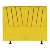 Cabeceira Casal Queen Size Cama Estofada 160 Cm Emma Suede