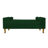 Recamier Baú Félix Queen Size 160cm Suede Verde