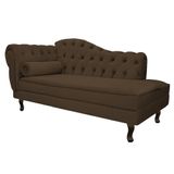 Recamier Diana 140cm Lado Direito Marrom Doce Sonho Móveis