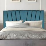 Cabeceira Solteiro Cama Box Estofada 100 Cm Emma Suede