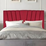 Cabeceira Solteiro Cama Box Estofada 100 Cm Emma Suede