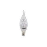 Lâmpada Led Taschibra Vela Bico Torcido 3w Bivolt 2700k Luz Amarela