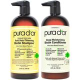 Shampoo E Condicionador Pura D&#39;or Biotina Antiadelgaçante 720ml X2