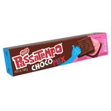 Biscoito Passatempo Recheado Chocolate Morango 130g Embalagem Com 70 Unidades