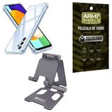 Capa Para Galaxy A26 + Suporte Mesa + Pelicula De Vidro 3d