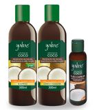 Kit Coco - 1 Shampoo + 1 Condicionador + 1 Óleo