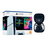 Console PlayStation5 Slim com 2 Jogos + Controle sem Fio Sony Edge DualSense