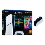 Console Ps5 Slim Edição Digital Com 2 Jogos + Base de Carregamento do DualSense™