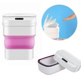 Lixeira Automática Com Sensor De Gestos Antiodor 17l Rosa