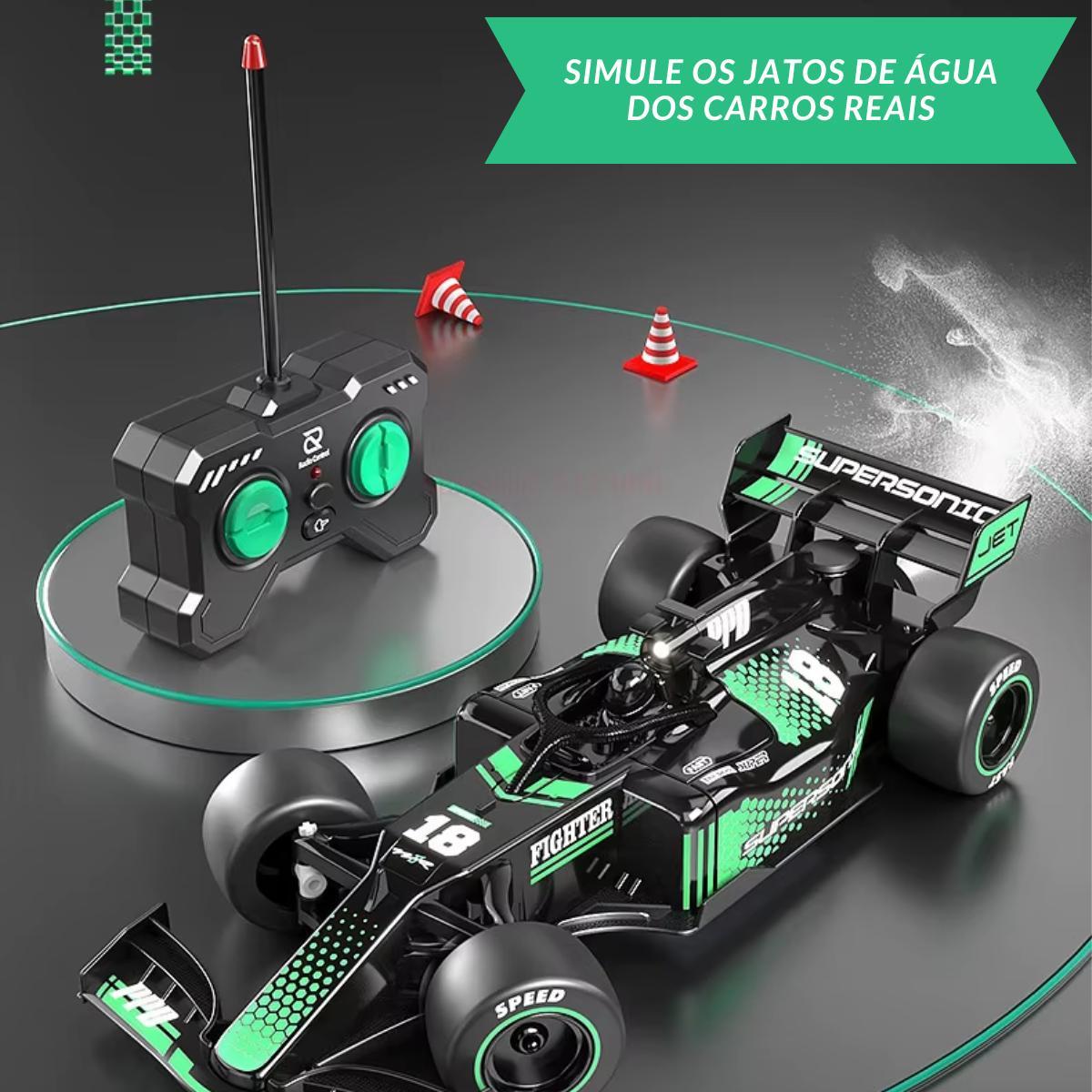 Carrinho F1 Controle Remoto Recarregável Fumaça E Água Led - Carrefour