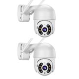 Kit 2 Câmeras De Segurança Domo Wifi Yoosee Externa
