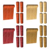 Papel Parede Adesivo Madeira Decorativo 4 Rolos 45cm X 5m