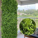 16 Painéis Para Parede Verde Artificial Jardim Vertical Com Aspecto Natural Placas 60x40 Para Apartamento