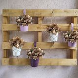 20 Mini Buquês De Hortênsia Artificial 26x22 Flores Artificiais Para Arranjos Modernos Em Comércios