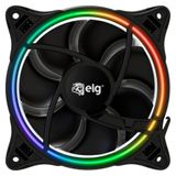 Cooler Gamer 120mm Kazeryu Led Rainbow Baixo Ruído Cfpkr1