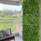 24 Placas Para Muros Artificiais Folhagem Mista Premium Aparência Natural E Fácil Instalação