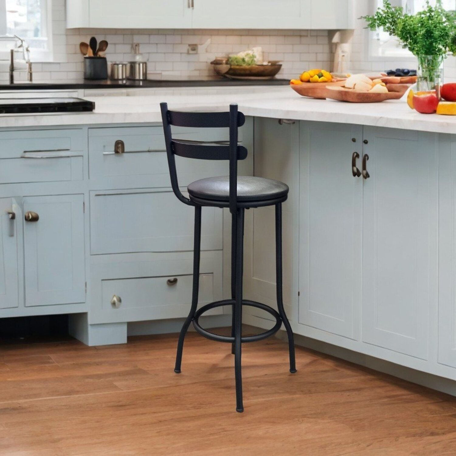 Banqueta Fixa Para Sala De Jantar Bianca Preto