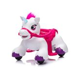 Mini Moto Elétrica Infantil Unicórnio Rosa 6v Até 30kg
