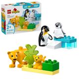 Lego Duplo Famílias Animais Selvagens Pinguins E Leões 10442